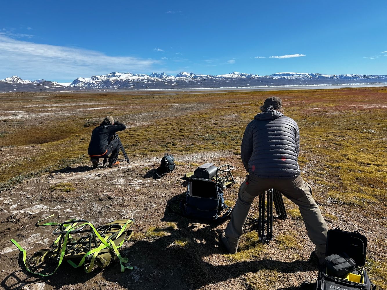 filming in Greenland for nat geo production